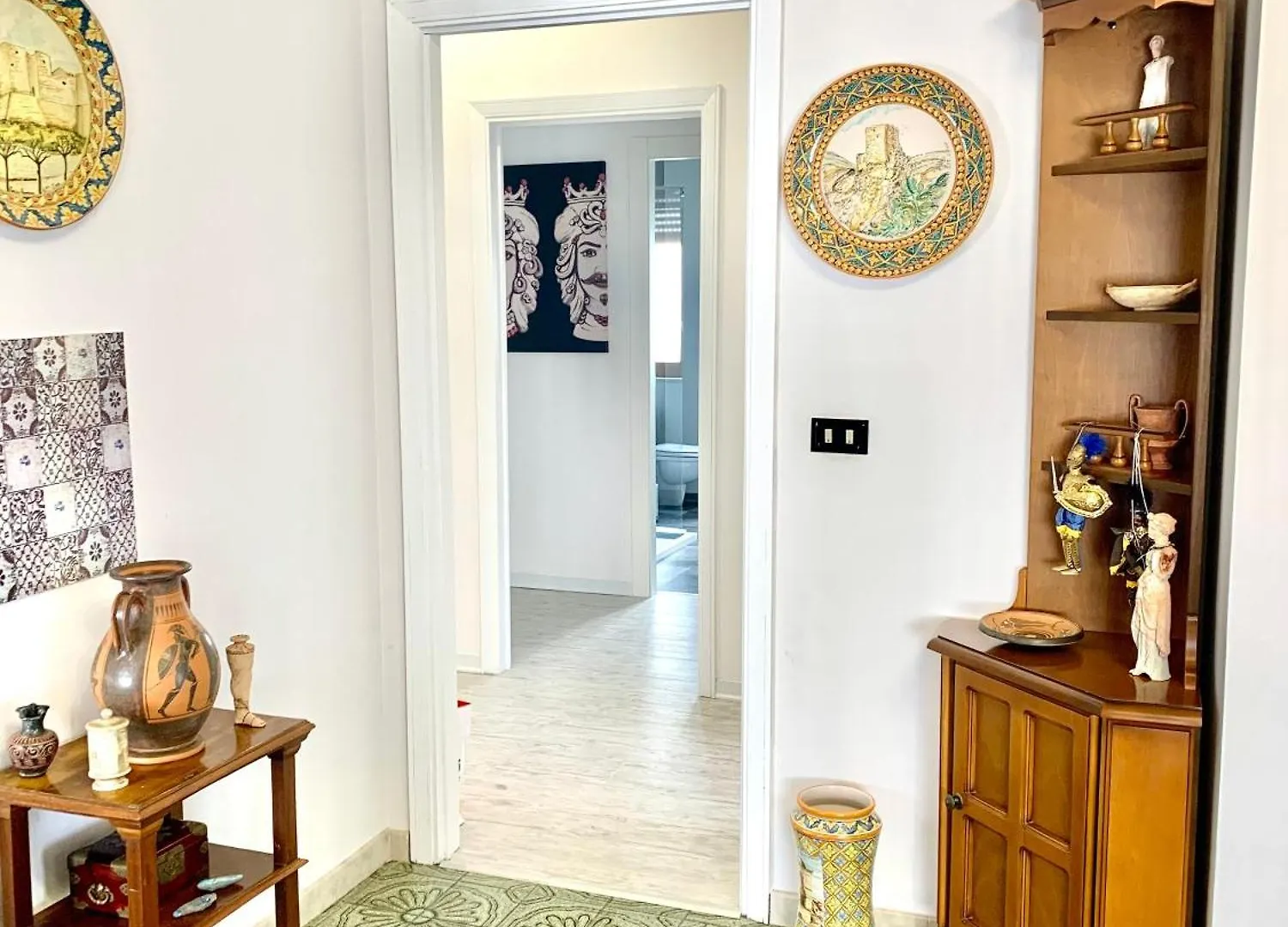 Spacious Apartment In Taormina With Sea View And Balconies 0*,